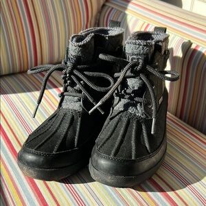 UGG Black Lina lace-up ankle boots, Waterproof